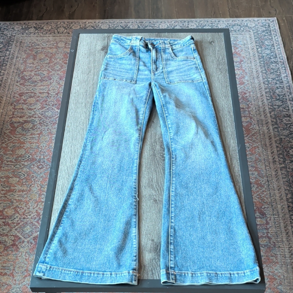 American Eagle Outfitters Light Blue Flare Jeans